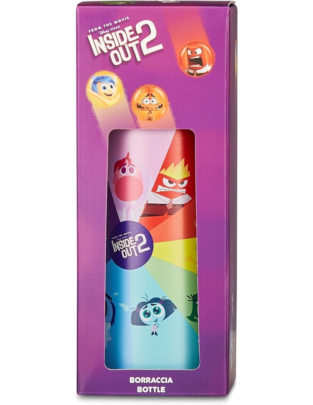 Borraccia termica Inside Out 2 con cannuccia 460 ml